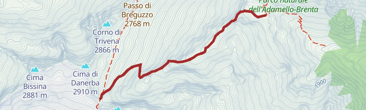 Route map: Val del Vescovo - The Way of the Valleys